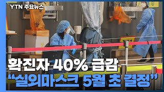 확진자 1주 새 40% 급감...\