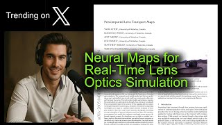 Neural Maps for Real-Time Lens Optics Simulation