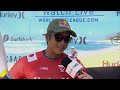 五十嵐カノアが8.17ptをスコアし逆転でトップ通過！日本語インタビュー映像。ct第2戦 hurley pro sunset beach