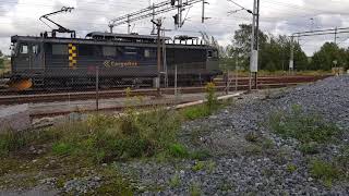 Cargonet EL14 leaving Sarpsborg Station.