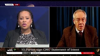 GNU | Ten parties sign GNU statement of intent: Prof Dirk Kotze