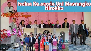 Isolna Ka.saode Mesrangko Nirikbo aro Nirokbo: Mr. Limbirth N Sangma, Former President, Krima XIII