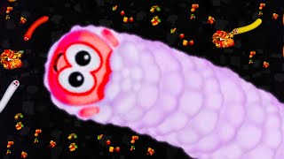 Worms zone io Trolling slither snake with highest score | worm zone best troll gameplay never miss