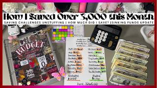 HOW I SAVED OVER 3,000 | APRIL CASH UNSTUFFING | CASH ENVELOPE SYSTEM | MY FINANCIAL FREEDOM JOURNEY
