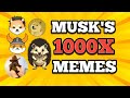 🎊GRAND NEWS🎊 TOP BEST (ELON MUSK) INSPIRED MEME COINS || BEST MEME COINS FOR 2025 || 1000X 🚀