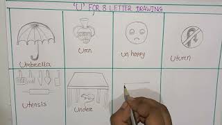 let's draw object that start with letter \