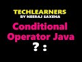 Conditional operator java
