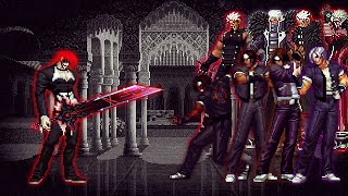 [KOF MUGEN] Yagami Black Hole Vs Krizalid, Kusanagi Team