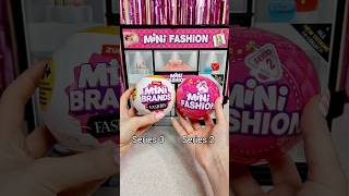 #shorts asmr Unboxing the New Zuru Mini Brands Fashion Series 3 \u0026 Series 2