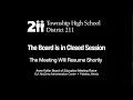 Township High School District 211 Board of Education Meeting October 17, 2024