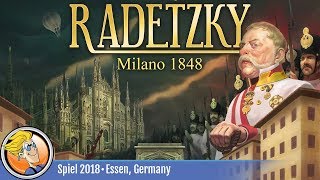 Radetzky: Milano 1848 — game overview at SPIEL '18