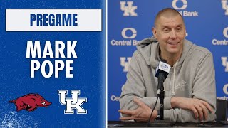 Mark Pope previews Arkansas and John Calipari's return to Rupp Arena