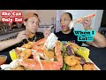 KING CRAB SEAFOOD BOIL ( EAT WITH ME CHALLENGE) MUKBANG!