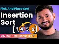 Insertion Sort Explained in JavaScript | Day 14/21 of Problem Solving with JS 🚀