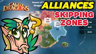 call of dragons - Alliance skipping zones + final Zone War with Thaleia Thundelyn