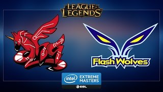 League of Legends - AHQ vs. Flash Wolves - IEM 2015 Taipei - Match 1 Semifinal