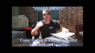 Fantasy Football: Snake Draft Vs Auction Draft
