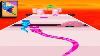 Snake run race - all levels gameplay Android and ios CTG gaming ( Level 1 - 10 )