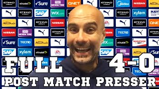 Man City 4-0 Liverpool - Pep Guardiola FULL Post Match Press Conference - Premier League