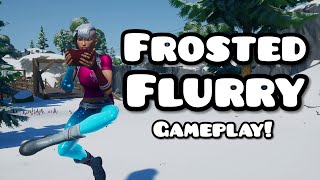 Frosted Flurry skin Gameplay! | Fortnite