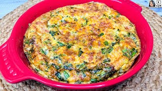 Low Carb Spinach Egg Casserole | Keto Weight Loss Recipe | Healthy Casserole Recipe