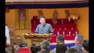 Sikyong Penpa Tsering la Colorado speech.