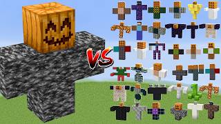 BEDROCK GOLEM vs All New Golems - Minecraft Mob Battle