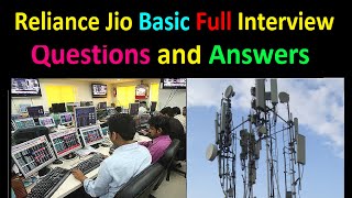 Reliance Jio Basic Full Interview Questions and Answers | JIO tower engineer Questions and Answers