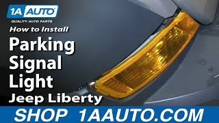 How To Replace Parking Signal Light 05-07 Jeep Liberty