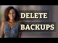 Why Delete Old iCloud Backups on Apple Devices?