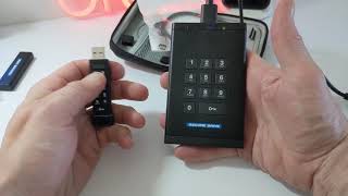 The Secure Drive KP Hardware Encrypted External Portable Drive Reveiw #Tech #Security