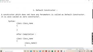 Default Constructor in Java// Hindi Java tutorials
