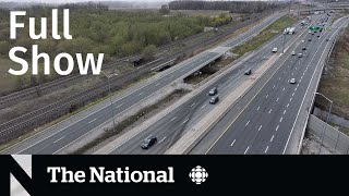 CBC News: The National | Highway 401 police chase passenger charged