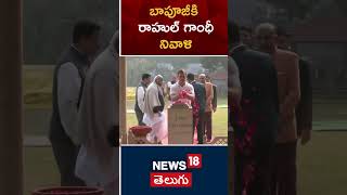 Rahul Gandhi pays tribute to Mahatma Gandhi | మహాత్మ గాంధీకి రాహుల్ గాంధీ నివాళి | #shorts | N18S