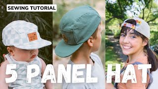 Lowland Kids 5 Panel Hat Sewing Tutorial