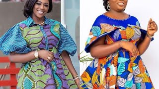 African Wax Print dress design: Stylish Ankara dress Styles/African trendy fashion