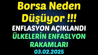 Borsa Neden Düşüyor !!! ENFLASYON AÇIKLANDI, ÜLKELERİN ENFASLYON RAKAMLARI #borsa #enflasyon #tüik