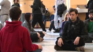 Mindfulness Meditation Flash Mob at York University