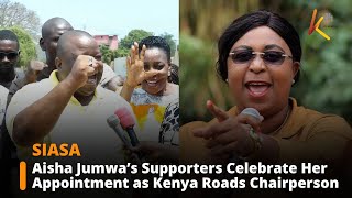 Aisha Jumwa’s Supporters Celebrate Her Appointment as Kenya Roads Chairperson