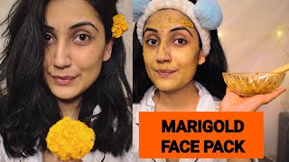 MARIGOLD Face Pack| DIY Flower Face Pack| Instant Glow| Gende ka Phool| Lifelovejournals