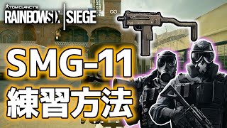 【解説】SMG-11のリコイル制御が上手くなった時にした練習方法!! アタッチメント紹介 ※最終手段付き【R6S】実況 PC版 レインボーシックス シージ