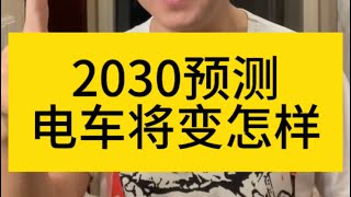 2030年电车将变怎样？新能源汽车8点干货预测看了麦肯锡最新的研报，大胆预测2030年电车发展，那时候还会有人犟电车好还是油车好吗？