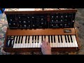 minimoog synthesizer d 1975 for sale demo