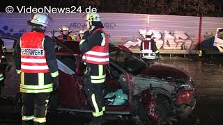 18.11.2016 - VN24 - Schwerer Unfall auf A45 bei Dortmund - LKW prallt auf PKW