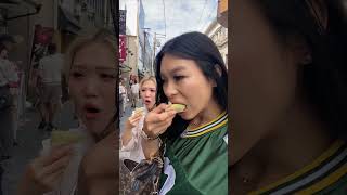 EATING THE BEST MOCHI IN JAPAN #japanfood #mochi #tastetest  #food #japantravels #shortsvideo