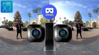 Vuze XR REAL WORLD VR180 Tour - On the Lot w/ AR Wall, Google Light Fields at Paramount Studio