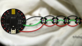 Adafruit Flora 4 x RGB Smart NeoPixel v.2