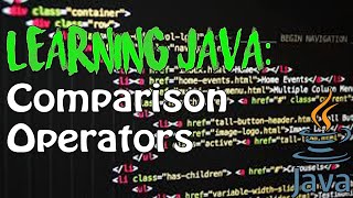 LEARNING JAVA: Comparison Operators