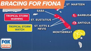 Tropical Storm Fiona: Tropical Storm Warnings Issued For Some Islands In Caribbean