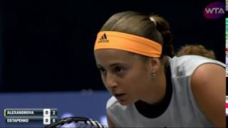 Alexandrova vs Ostapenko || highlights WTA Linz